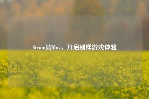 Steam购Muv，开启别样游戏体验