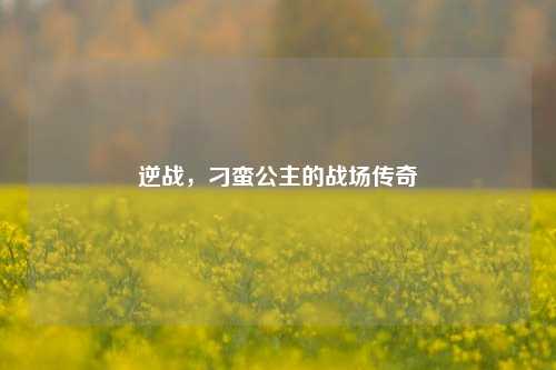 逆战，刁蛮公主的战场传奇