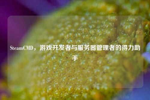 SteamCMD，游戏开发者与服务器管理者的得力助手
