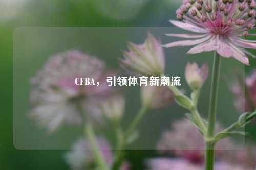 CFBA，引领体育新潮流