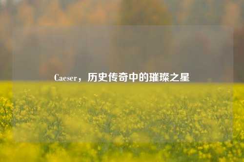 Caeser，历史传奇中的璀璨之星